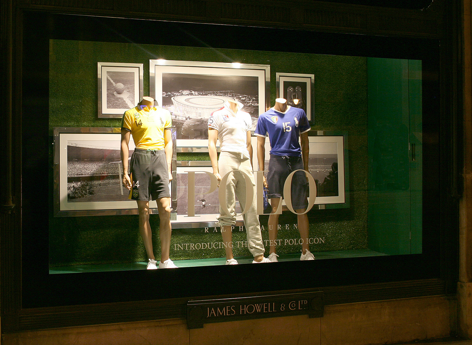 Polo Ralph Lauren USA Football World Cup Window Display