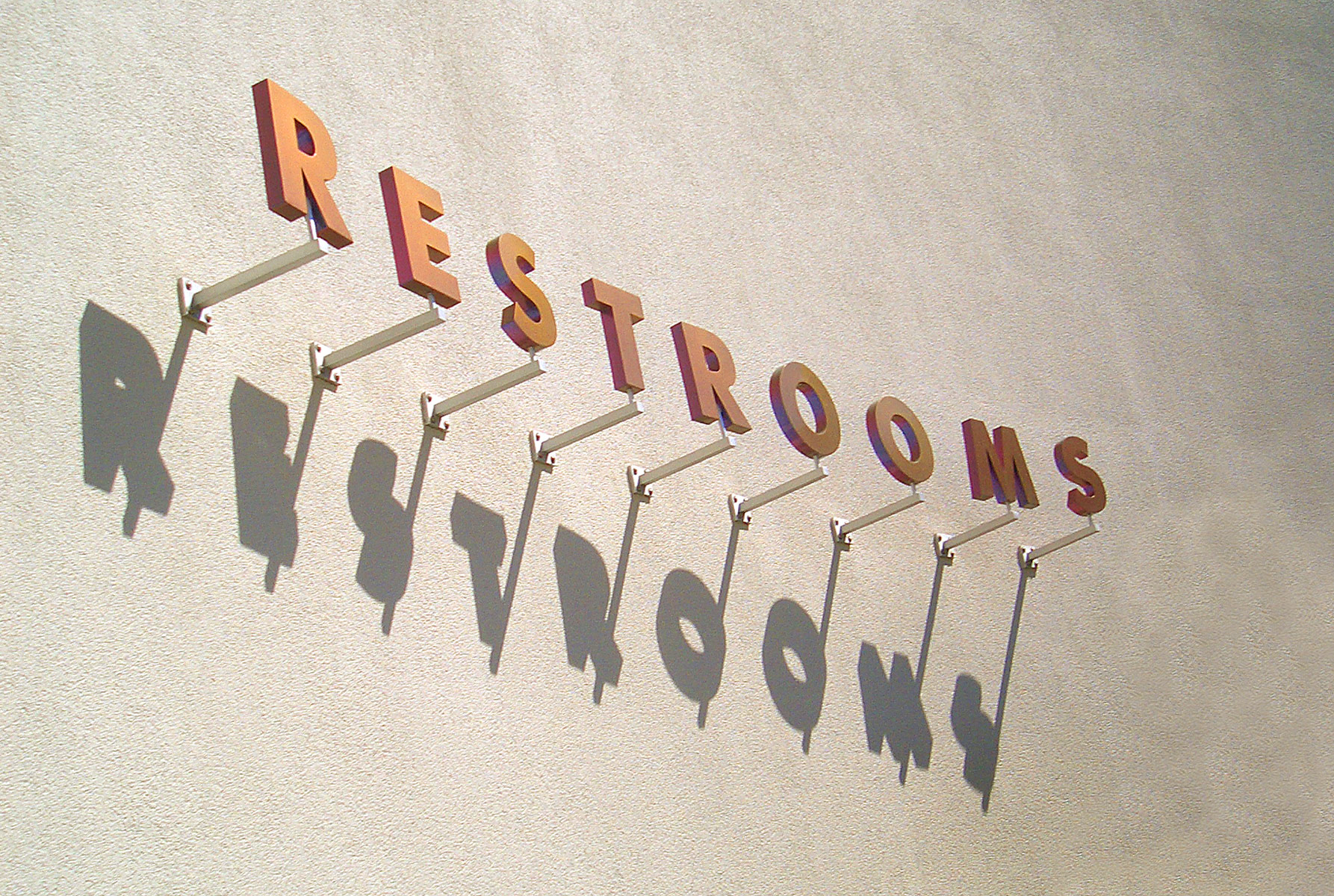 Restrooms Sign, Florida